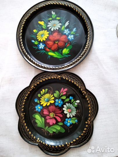 Подносы жостово СССР