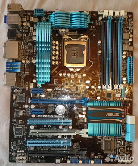 Мат. плата Asus P8Z68-V/gen3 (LGA1155)