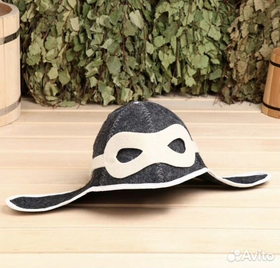 Шапка для бани и сауны. Банная шапка