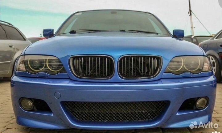 Передний бампер m3 bmw e46 седан