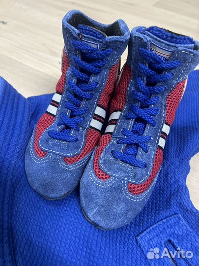 Самбовка, борцовки, шорты