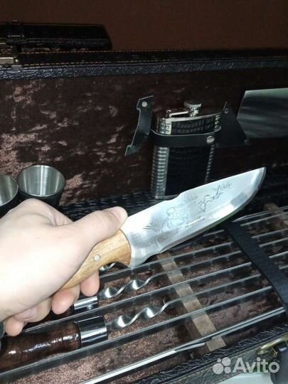 Набор шампуров в кейсе 