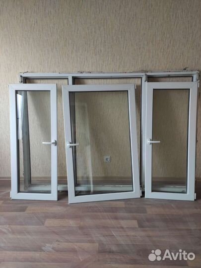 Окна пластиковые бу и балконные двери