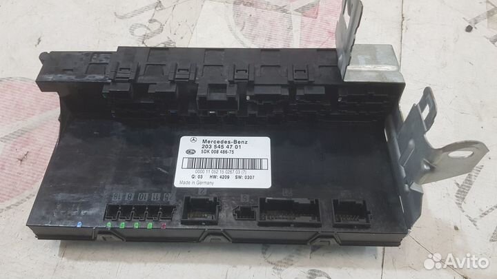 Блок предохранителей SAM (задний) Mercedes W203