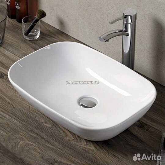 Раковина Melana 5P 805-78160 50x35.5 см фигурная, цвет белый