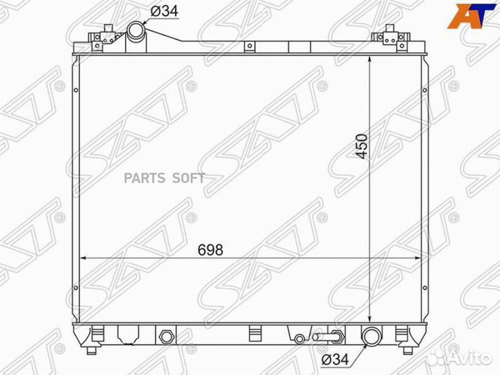 Радиатор Suzuki Grand Vitara 05-16 SK0006M16A