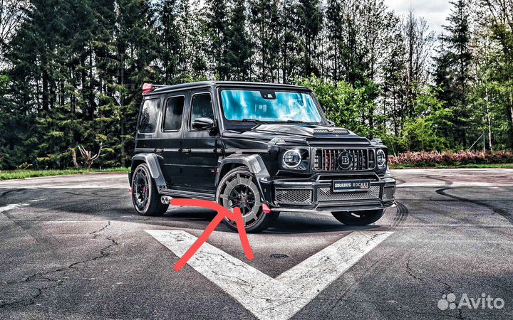 Brabus rocket диски кованные карбон R24 G class