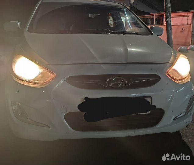 Фара hyundai solaris 1