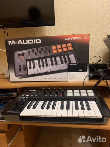 Midi клавиатура m audio oxygen 25