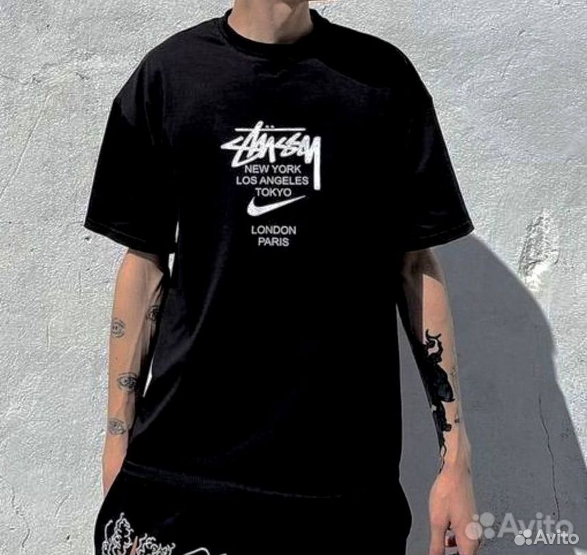 Футболка nike x stussy