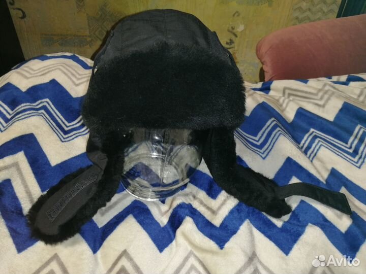 Мужская шапка-ушанка 58 размера