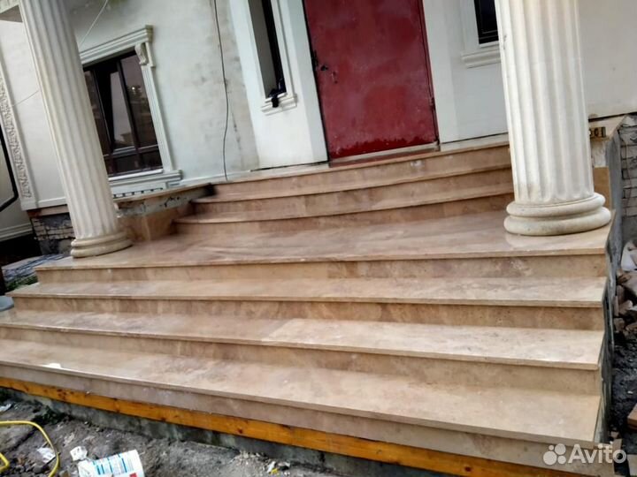 Балясины перила ступеньки из камня