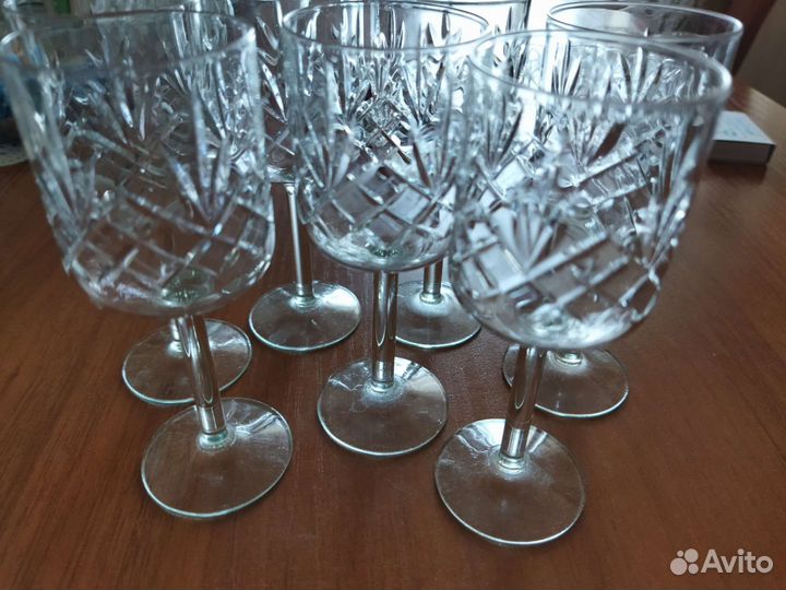 Фужеры хрустальные СССР