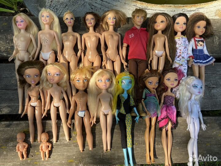 Куклы Barbie, Bratz, Moxie, Monster High