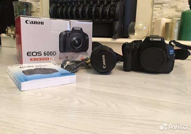 Зеркальный фотоаппарат canon 600d