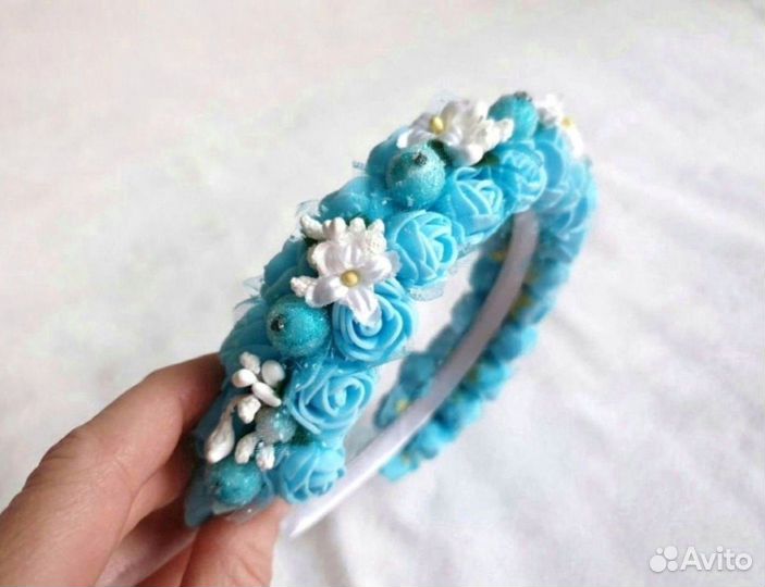 Ободок из роз Цветочный ободок Цветы