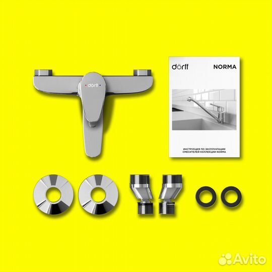 Смеситель для ванны Dorff d1010000 Хром
