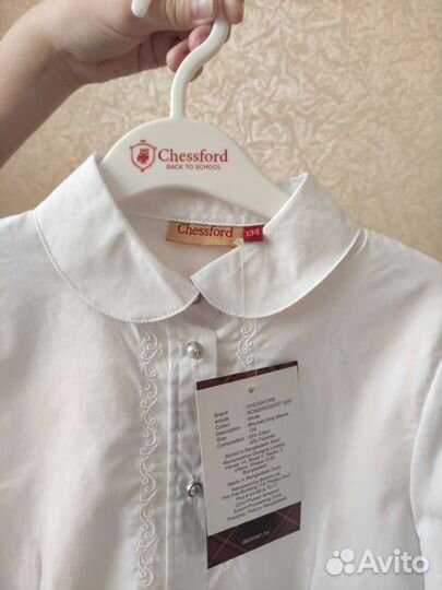Рубашка белая для девочки