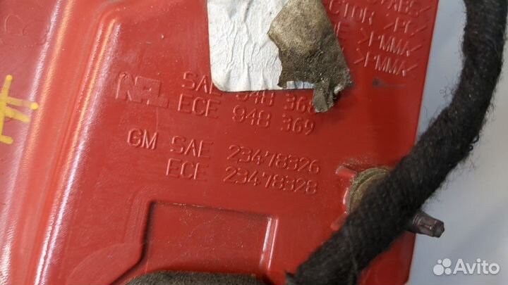 Фонарь (задний) Cadillac ATS, 2014