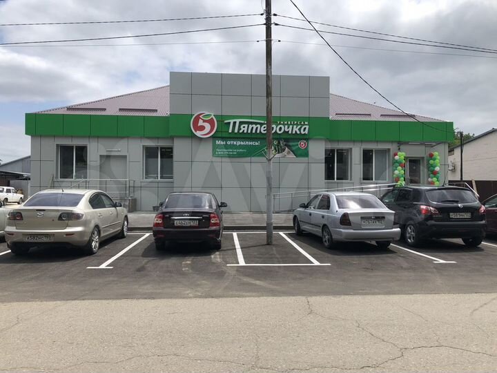 Торговая площадь, 417 м², окупаемость 10 лет