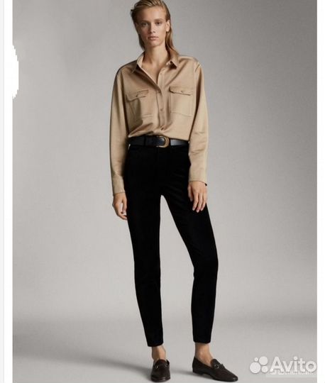 Брюки новые Massimo dutti бархатные EU 40