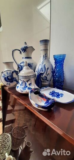 Посуда СССР гжель