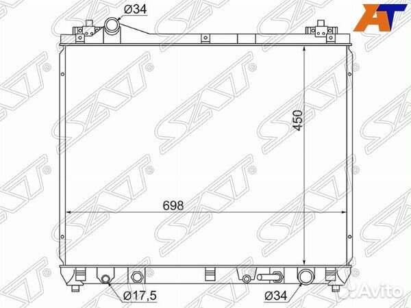 Радиатор suzuki grand vitara