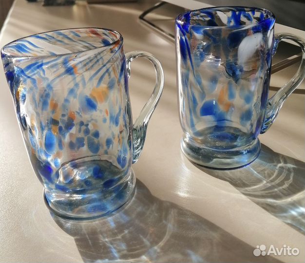 Винтаж: кружка. Цветное сульфидное стекло СССР