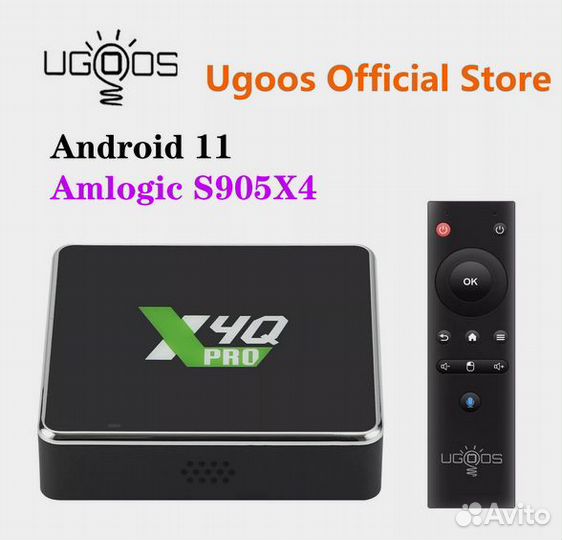 Тв приставка Smart TV Box Ugoos X4Q 