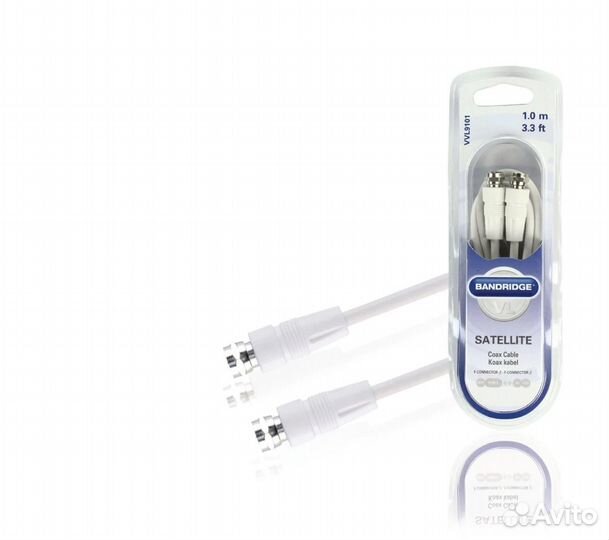 Коаксиальный кабель 1 метр F con -F con VVL9101