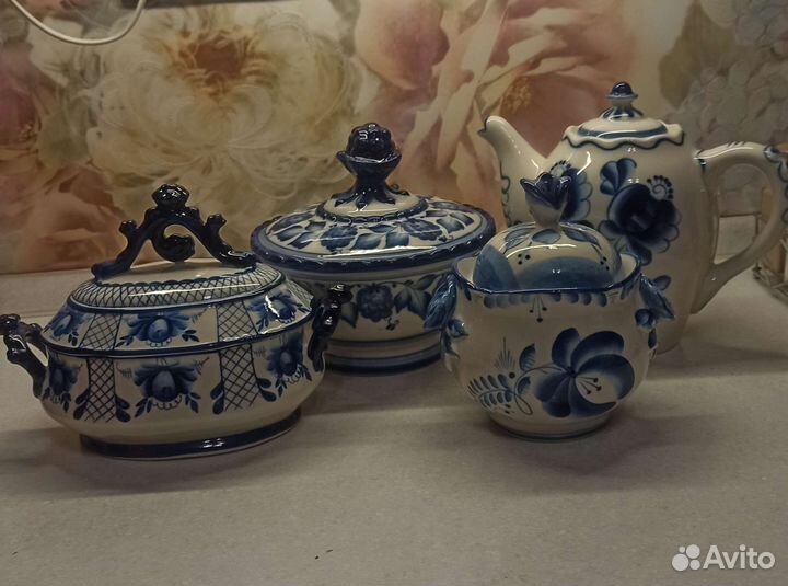 Фарфоровая посуда Гжель