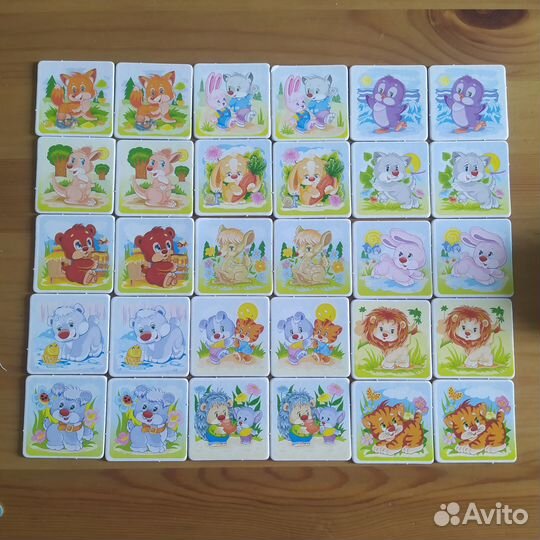 Набор - пазлы, лото, домино, мемо origami