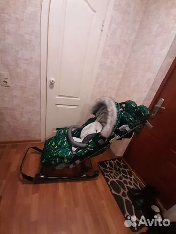 Детские санки коляска ника