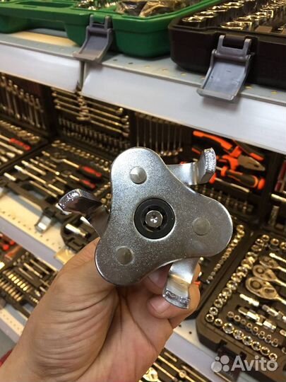 Съемник масляного фильтра 63-102 мм краб hong MA