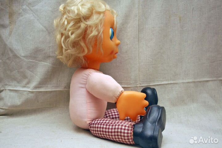 Игрушка кукла Глазастик фабрика Кругозор СССР