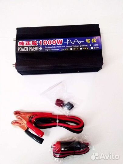 Инвертор с 12 в 220 преобразователь чистый синус