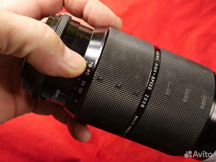 Некондиция M42 sigma 80-200 3,5 диафрагма открыт