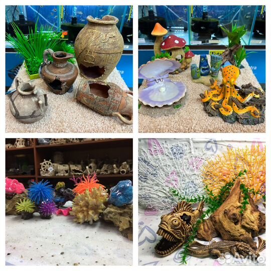 Декорации для аквариума