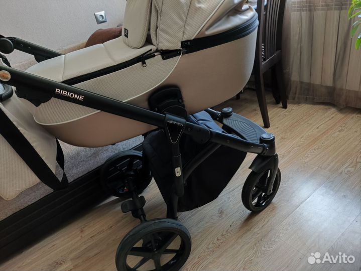 Коляска Adamex bibione 2 в 1 (эко кожа)