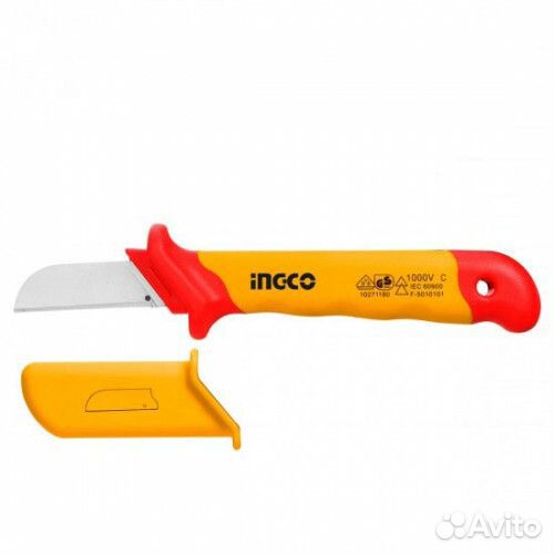 Диэлектрический нож электрика 180х50 ingco