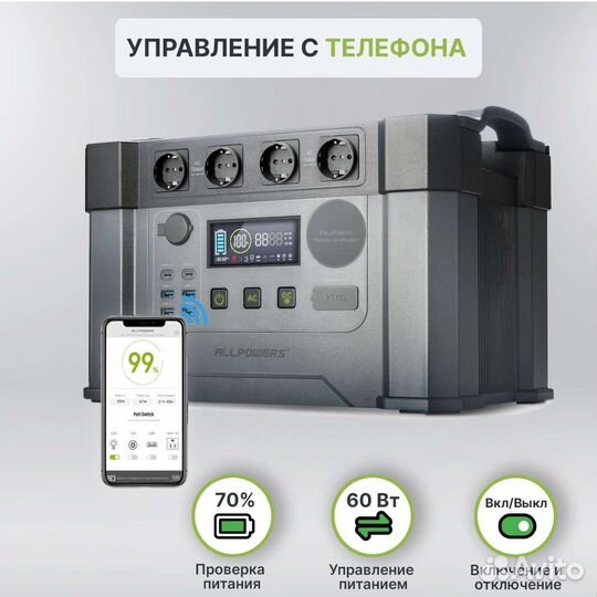 Электростанция с солнечной панелью