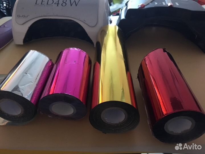 Фольга для дизайна ногтей. Все вместе по одной цен