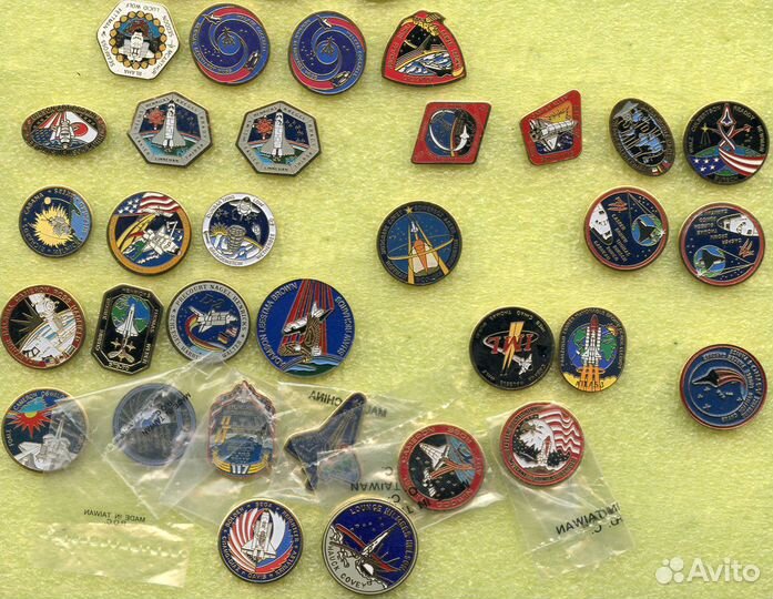 Коллекция значки иностранные космос наса nasa