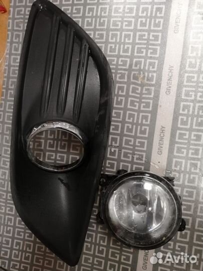 Вставка в бампер с противотуманкой