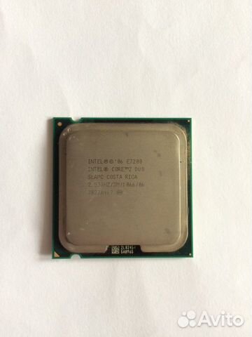 Процессор Intel Core 2 Duo E7200 2.52 GHZ 4M кэш