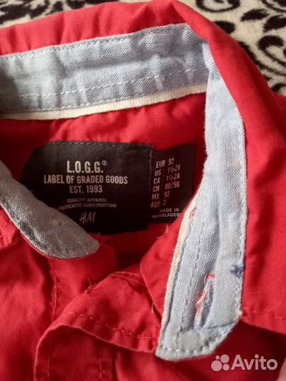 Рубашки на мальчика 3-4 года