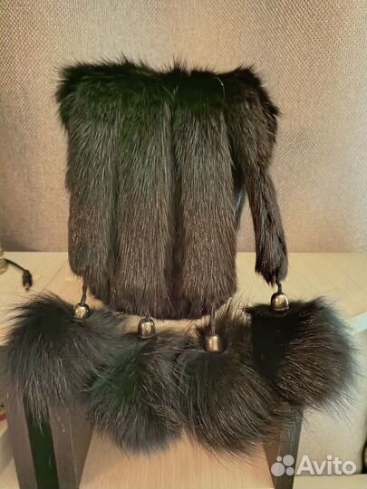 Шапка зимняя меховая женская