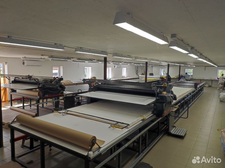 Раскрой ткани и пошив,раскроечный станок