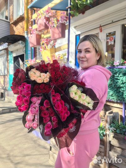 25 роз 51 роза 101 роза букет