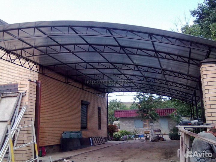 Навес под ключ